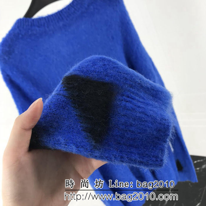 OWBLACK BRUSHED KNITWEAR Knitwear 針織拉絨馬海毛 毛衣定制面料 OS寬鬆版型 情侶款 ydi2442